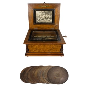 A German Symphonion disc music box