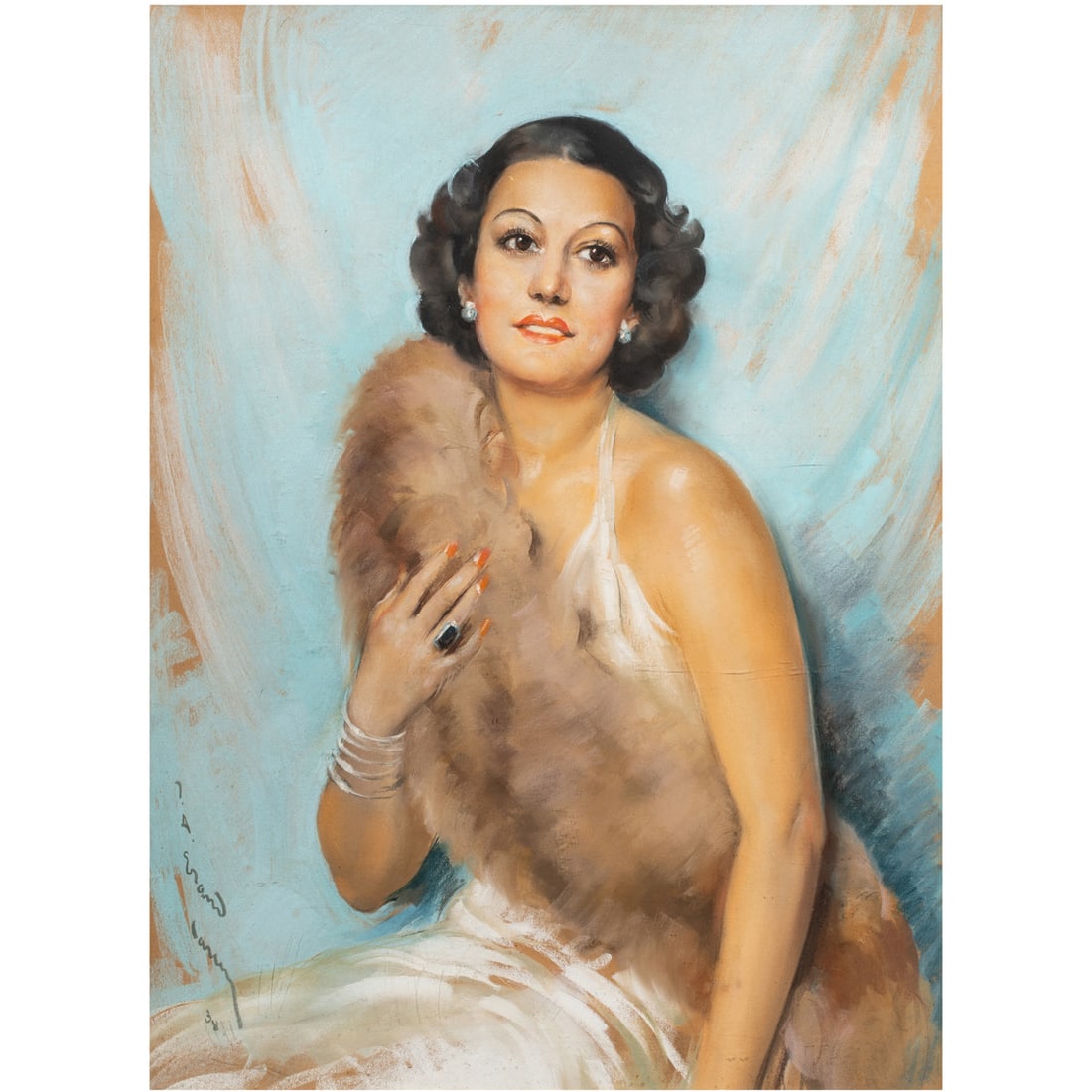 Work on paper, Jean Albert Grand Cateret (1 of 6)