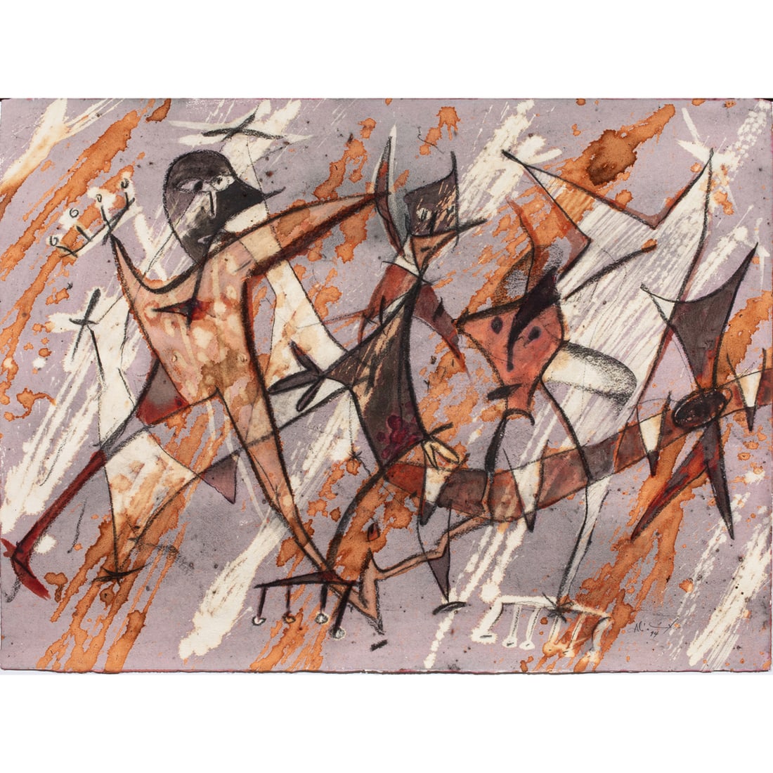 Work on paper, Alejandro Santiago (1 of 3)