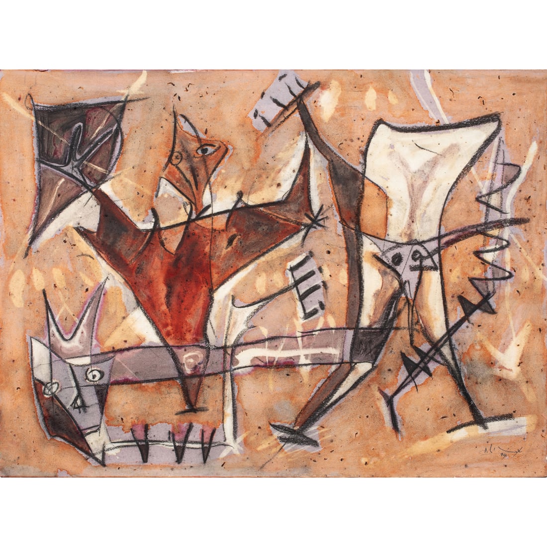 Work on paper, Alejandro Santiago (1 of 3)