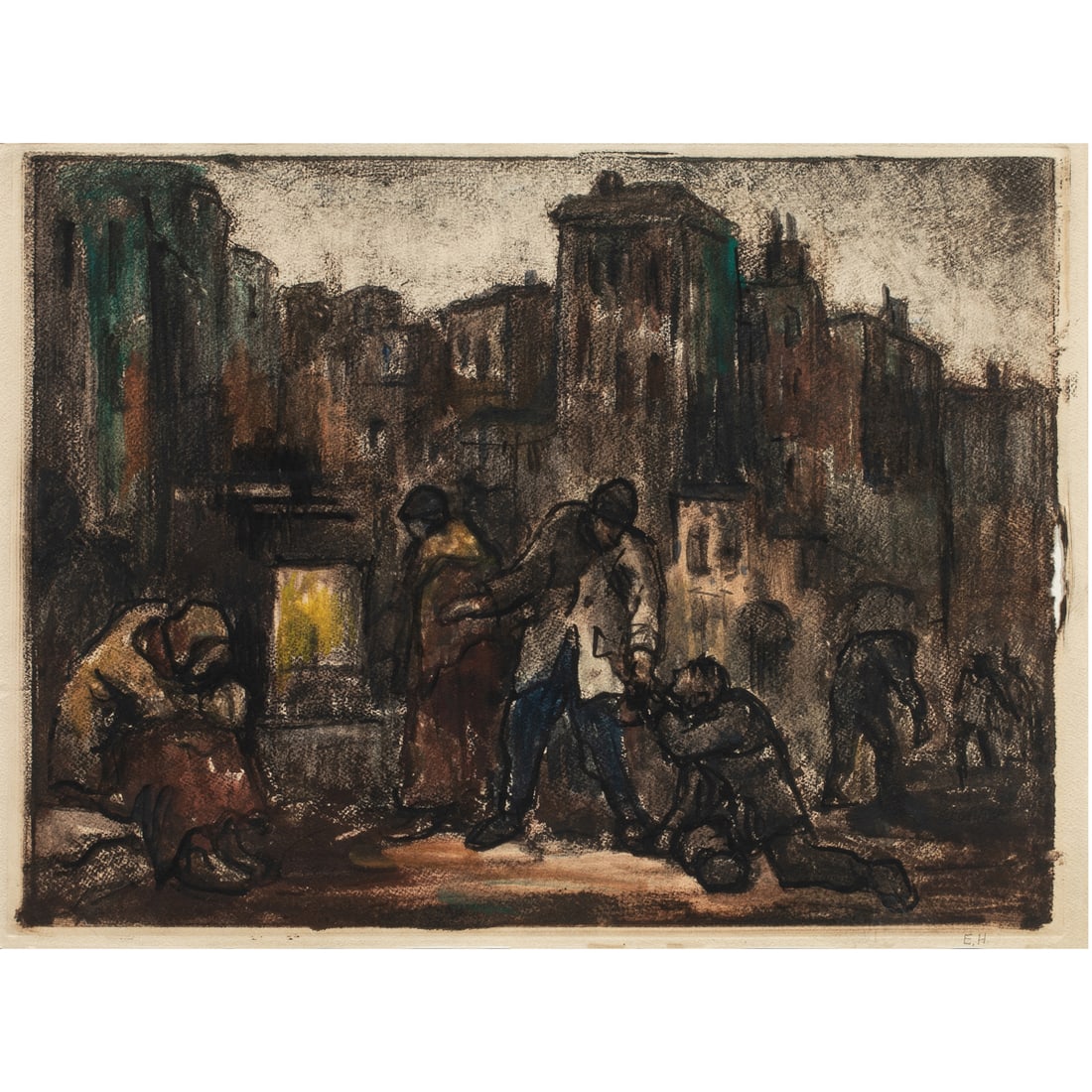 Monotype, Eugene Higgins (1 of 4)