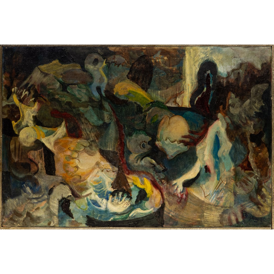 Painting, Flo Hopkins Gray (1 of 1)