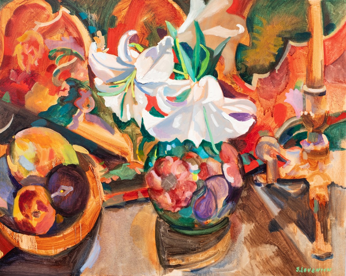 Painting, American School (20th century): American School (20th century), Untitled, oil on canvas, signed "S. Levenson" lower right, canvas (unframed): 24"h x 30"w