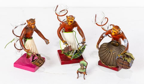 A group of six desk clocks by Baccarat