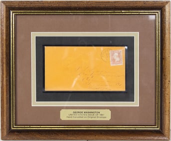 An 1861-1868 U.S. 3-cent George Washington stamp on cover