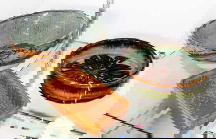 Three Danish modern ceramic bowls