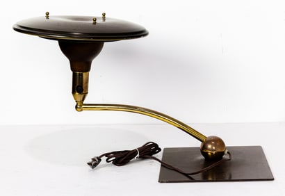 An M.G. Wheeler Sight Light lamp