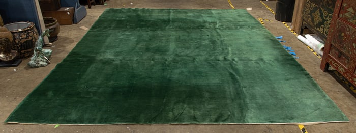 A contemporary hand tied carpet