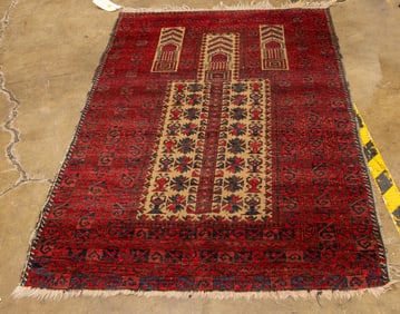 An Afghan carpet