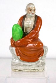 A Chinese enameled luohan