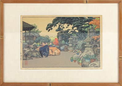 Toshi Yoshida (1911-1995) - Stone Lanterns