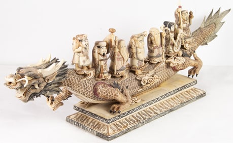 A Japanese bone carving