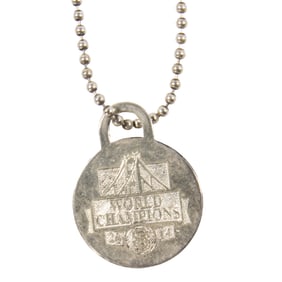 A Tiffany & Co. world series sterling silver pendant necklace