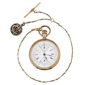 A National Park gold-filled pocket watch