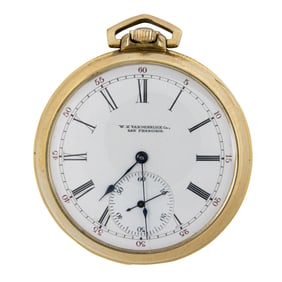 A W.k.. Vanderslice gold plated pocket watch