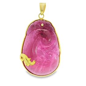 Chinese Tourmaline Pendant
