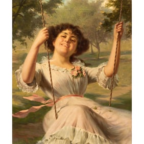 Painting, Edwin Thomas Roberts (British, 1840-1917)