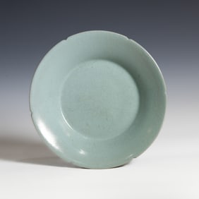 Chinese Celadon-Glazed Dish