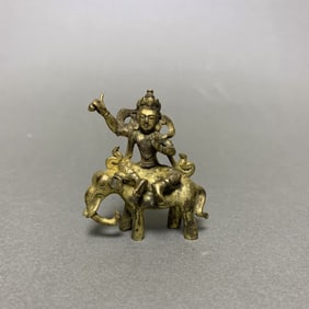 A Gilt Bronze Figure of Buddha