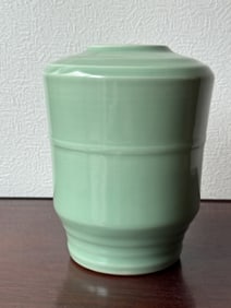 Japanese Celadon Studio Porcelain Vase