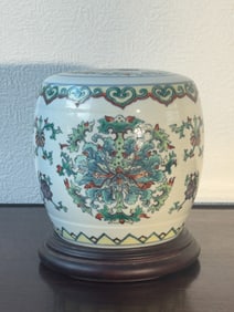 Chinese Doucai Porcelain Scholar Elbow Rest