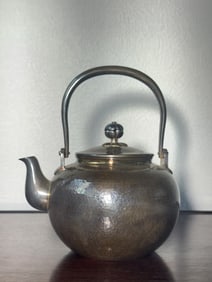 Japanese Sterling Silver Teapot