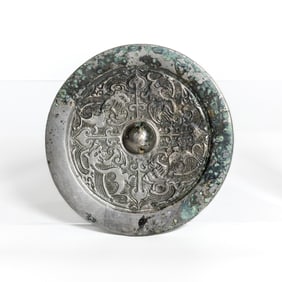 Chinese Archaic Bronze Mirror, Probably Han Dynasty