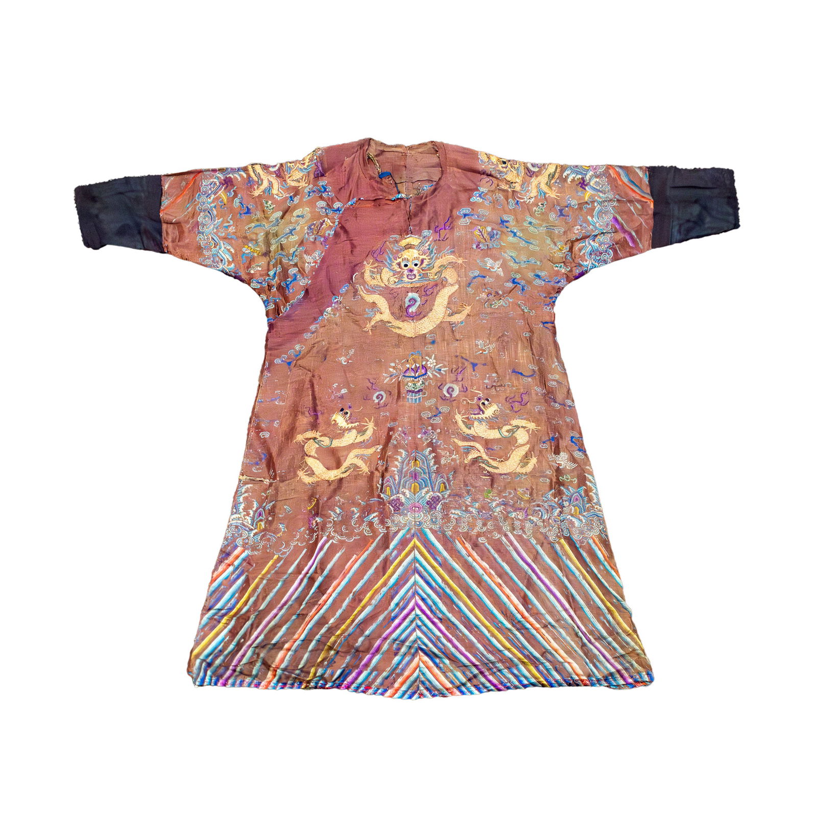 Chinese Dragon Robe, Qing Dynasty (1 of 5)