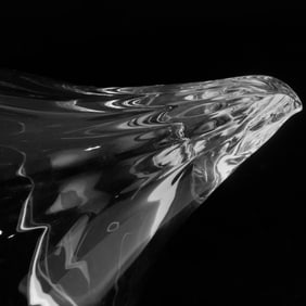 A Steuben glass study of a Soaring Eagle, Senator Feinstein Estate