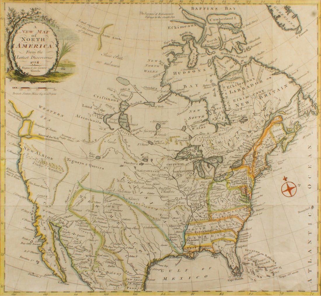 Map, Jonathan Carver, Senator Feinstein Estate (1 of 3)