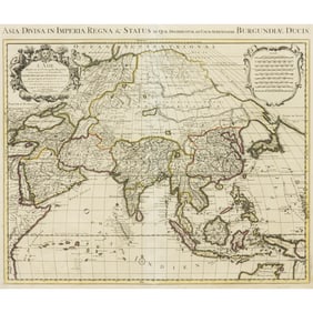 Map, Guillaume de Lisle, Senator Feinstein Estate
