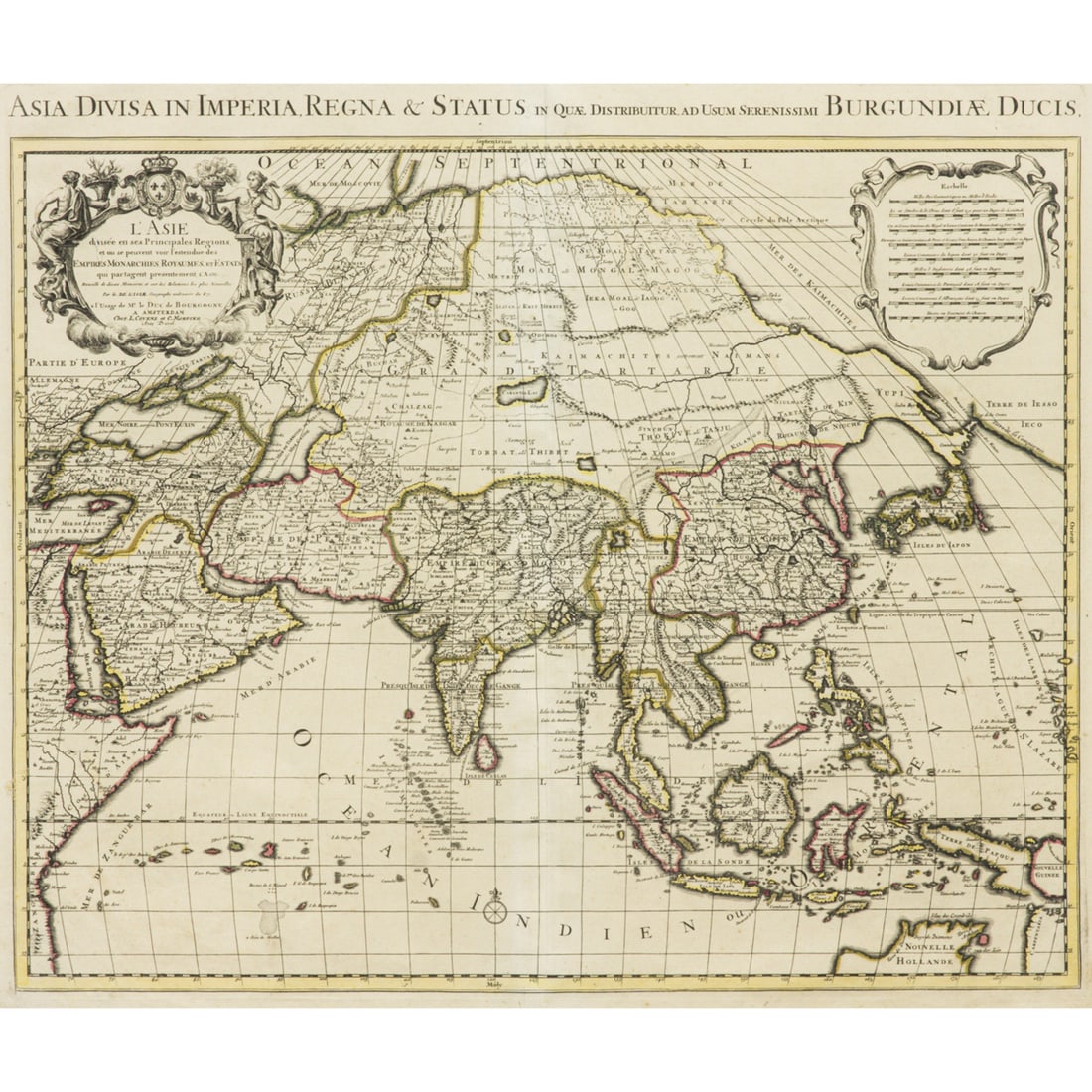 Map, Guillaume de Lisle, Senator Feinstein Estate (1 of 3)