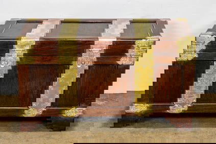 A Chinese hardwood trunk, Senator Feinstein Estate