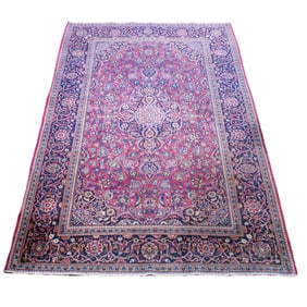 A Persian Kashan carpet, 4'6" x 7'1", Senator Feinstein Estate