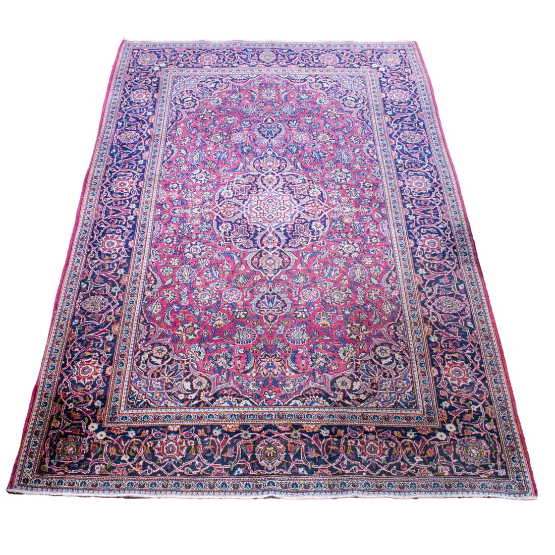 A Persian Kashan carpet, 4'6" x 7'1", Senator Feinstein Estate (1 of 4)