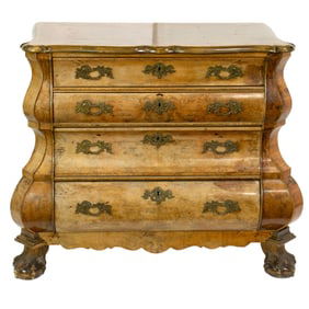 A Dutch bombe commode, Senator Feinstein Estate