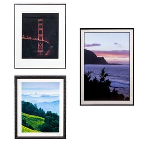 Three photographs of the Bay Area, CA Senator Feinstein Estate