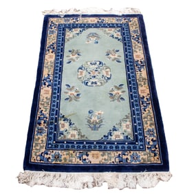 A Chinese carpet, 2'7" x 5'1", Senator Feinstein Estate