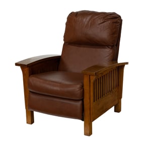 A Stickley recliner, Senator Feinstein Estate