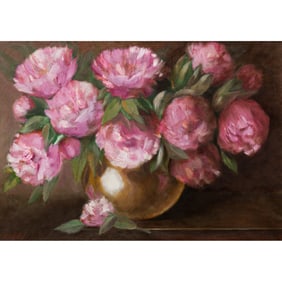 Painting, Hassan Sarmadi, Senator Feinstein Estate