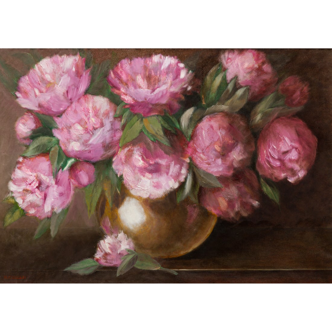 Painting, Hassan Sarmadi, Senator Feinstein Estate (1 of 5)