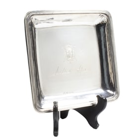 A Spanish J. Perez Fernandez presentation dish, Senator Feinstein Estate