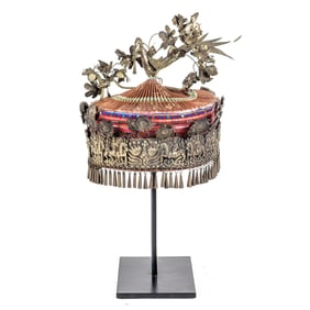A Miao ceremonial headdress, Senator Feinstein Estate