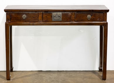 A Chinese hardwood table, Senator Feinstein Estate