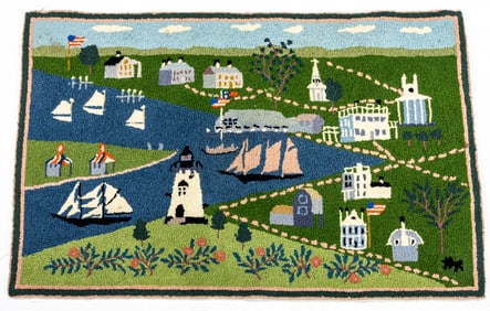 An Anne Bell Robb for Kedron Design carpet, Senator Feinstein Estate, Senator Feinstein Estate