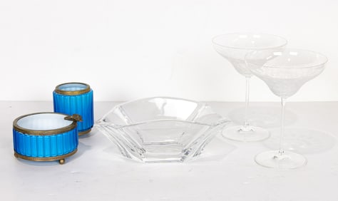 A group of Continental glass, Senator Feinstein Estate