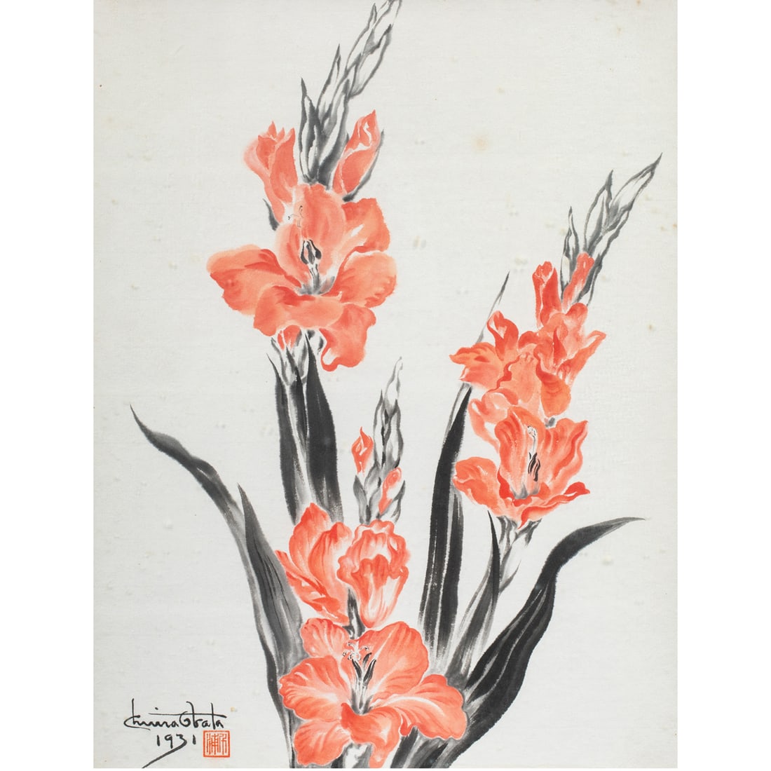 Watercolor, Chiura Obata (1 of 4)