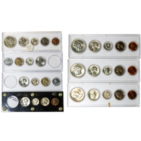 Seven United States Mint coin sets