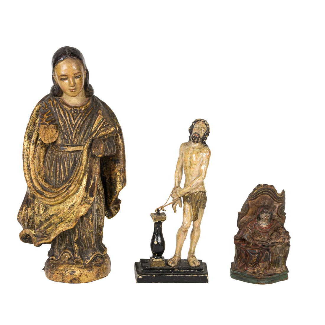 Three Spanish Colonial figures (1 of 4)