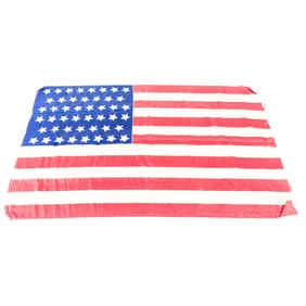 An American printed silk 46-star presentation flag